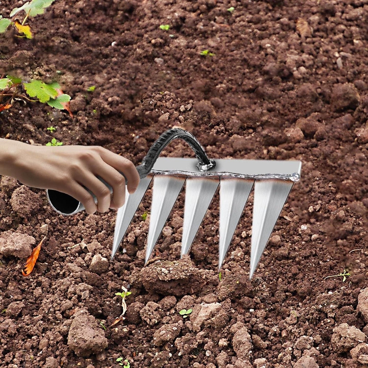 Garden Weeding Tool with 5 Durable Steel Claws (š„50% OFF š„) Teeth Carbon Steel Garden Weeding