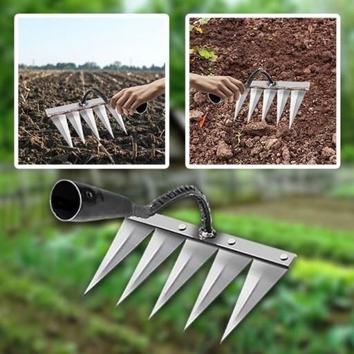 Garden Weeding Tool with 5 Durable Steel Claws (š„50% OFF š„) Teeth Carbon Steel Garden Weeding