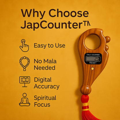 Jap Counter (A spiritual tool to count mantras like Ram Ram without losing track)