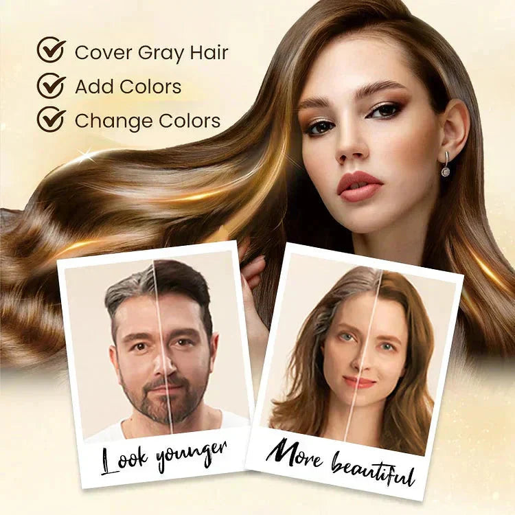 ✨Japanese Long Lasting Natural Hair Dye Shampoo ✨ Buy 1 Bottle 🧴 Get 2 Bottle FREE 🧴