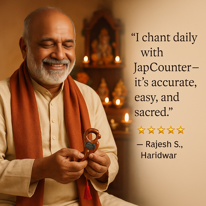 Jap Counter (A spiritual tool to count mantras like Ram Ram without losing track)